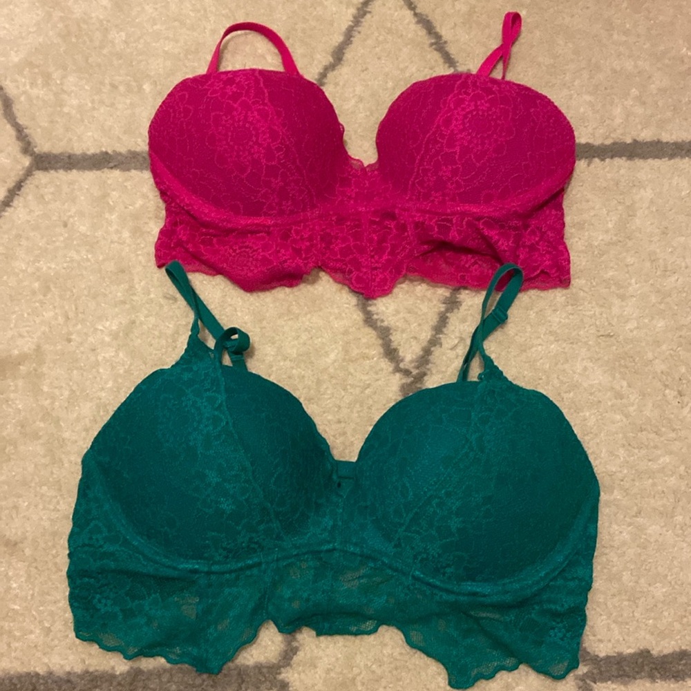 Victorias Secret Pink bras / bralettes. Size Medium.